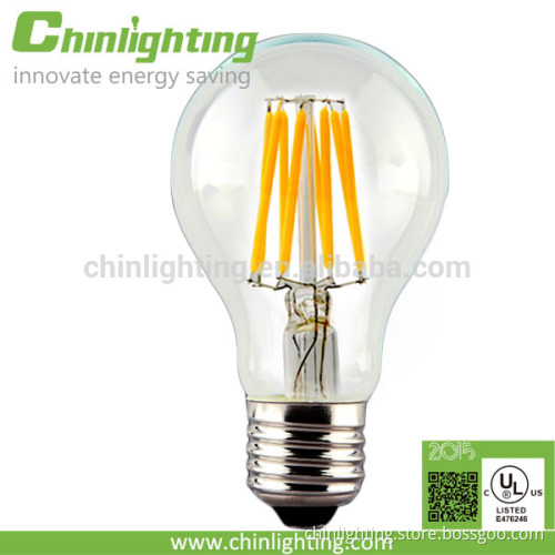 Led filament bulb A60 2w 4w 6w UL filament bulb